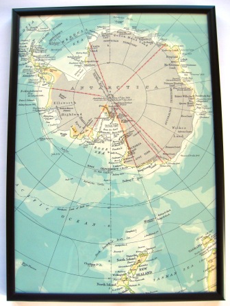 A 1950's map of Antartica